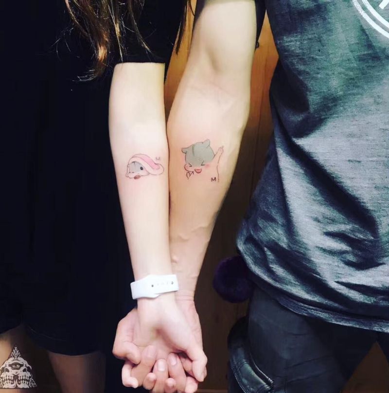 61 Non-cliché Small Tattoos For Couple - Our Mindful Life