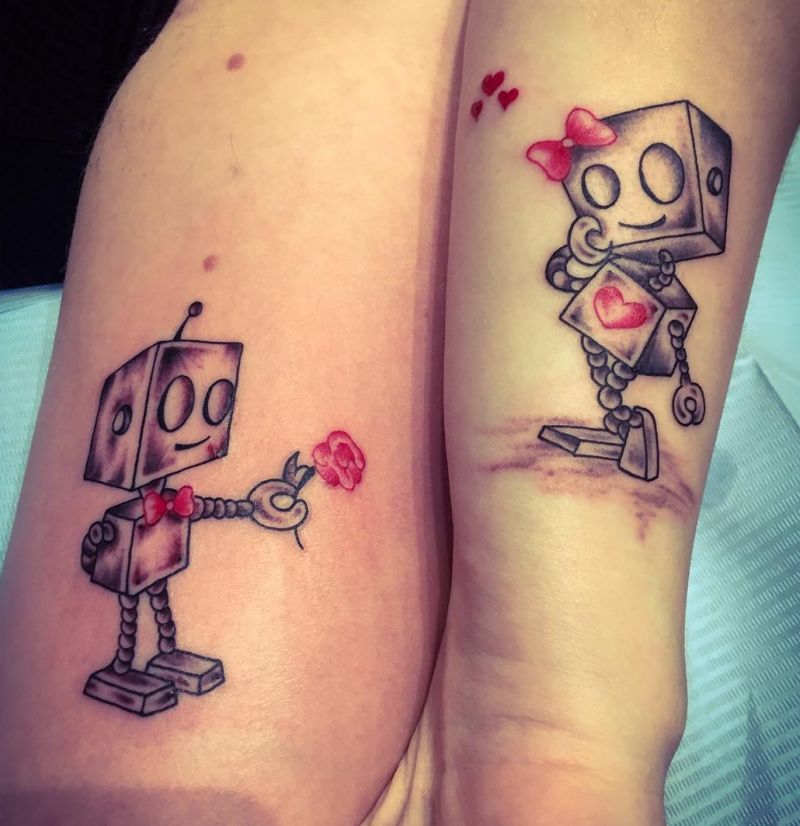 cute couple tattoo