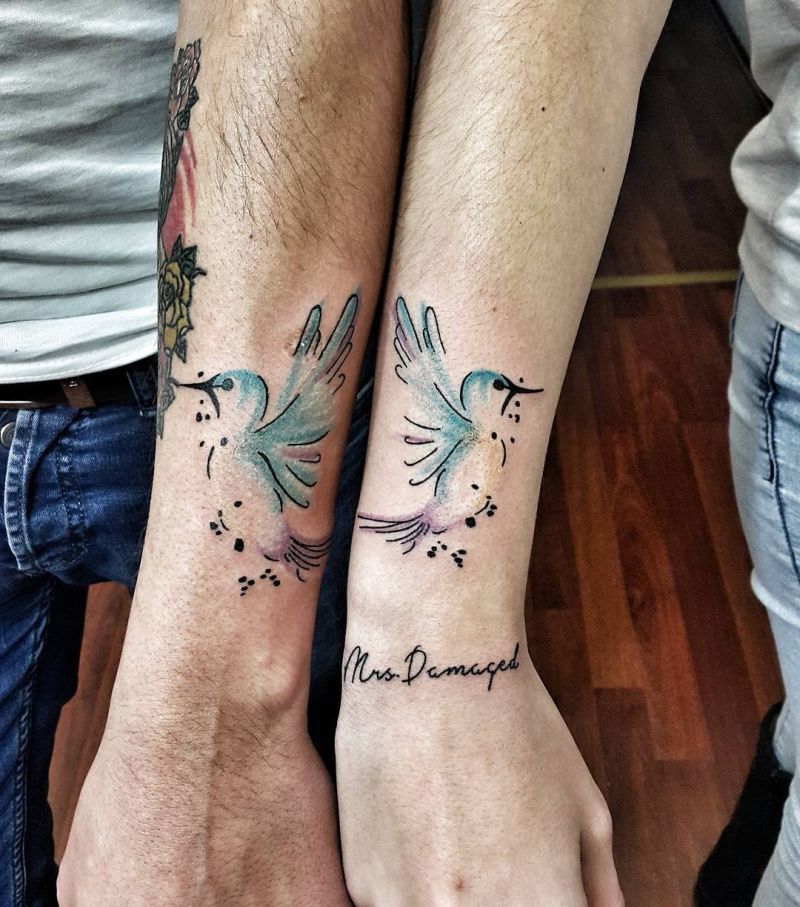 minimalist couple tatt 🫰🏻#tattoo #coupletattoo | TikTok