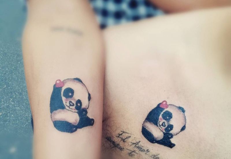 red panda tattoo for couples｜TikTok Search