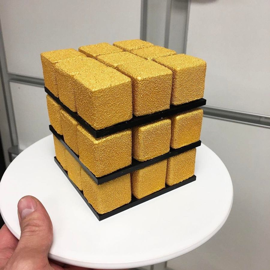 Rubik Cube Cakes