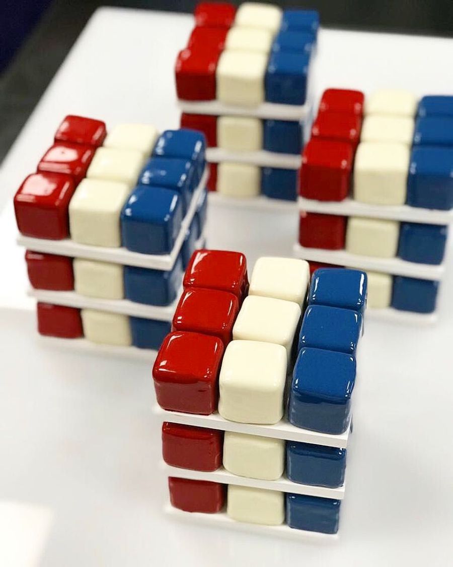 Rubik Cube Cake Cedric Grolet 
