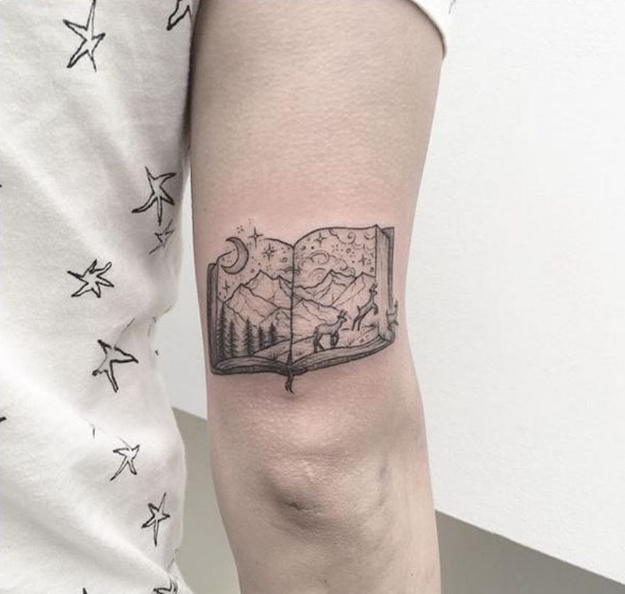 20 incredible tattoos inspired by books