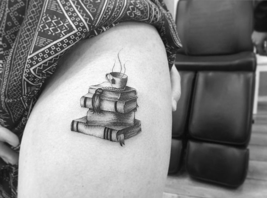 creative book tattoo ideas