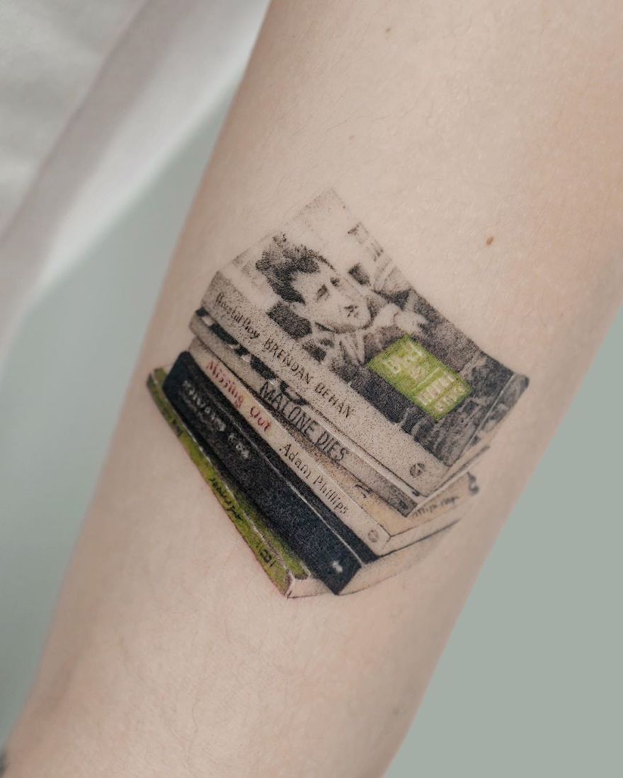Awe-inspiring Book Tattoos for Literature Lovers - KickAss Things