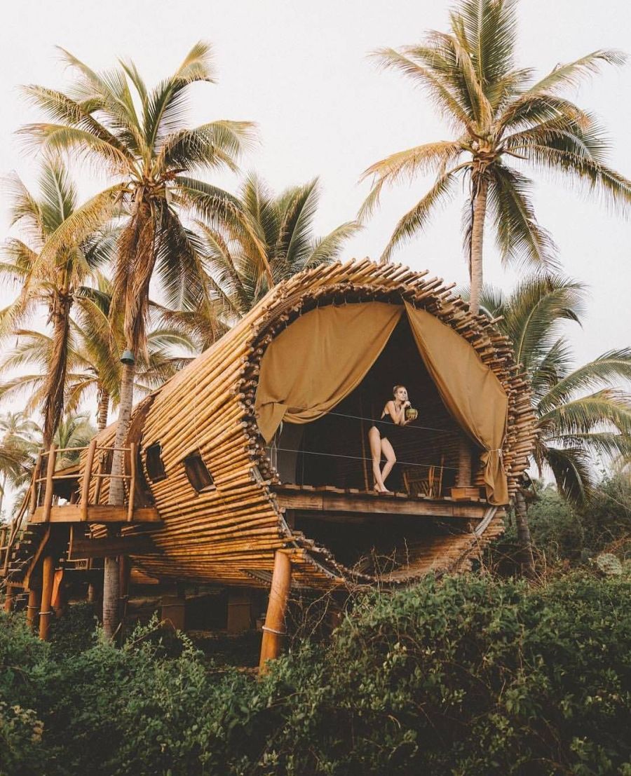 tree-house hotel Playa Viva