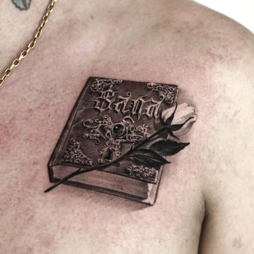 book tattoo ideas