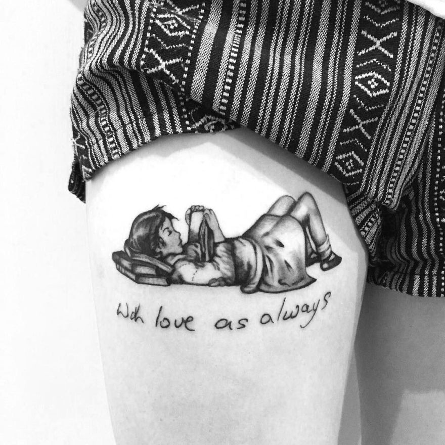 book inspired tattoos