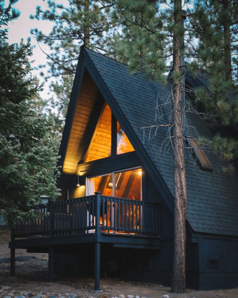 This 1970's A-frame Cabin Gets A Spectacular Makeover - KickAss Things