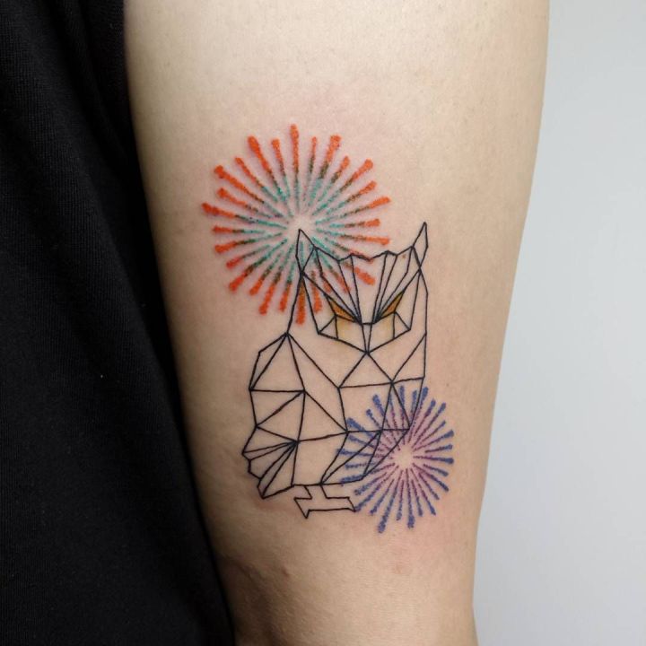 geometric tattoo