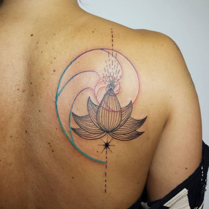 geometric tattoo