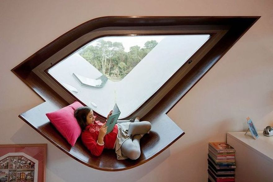 contemporary window seat