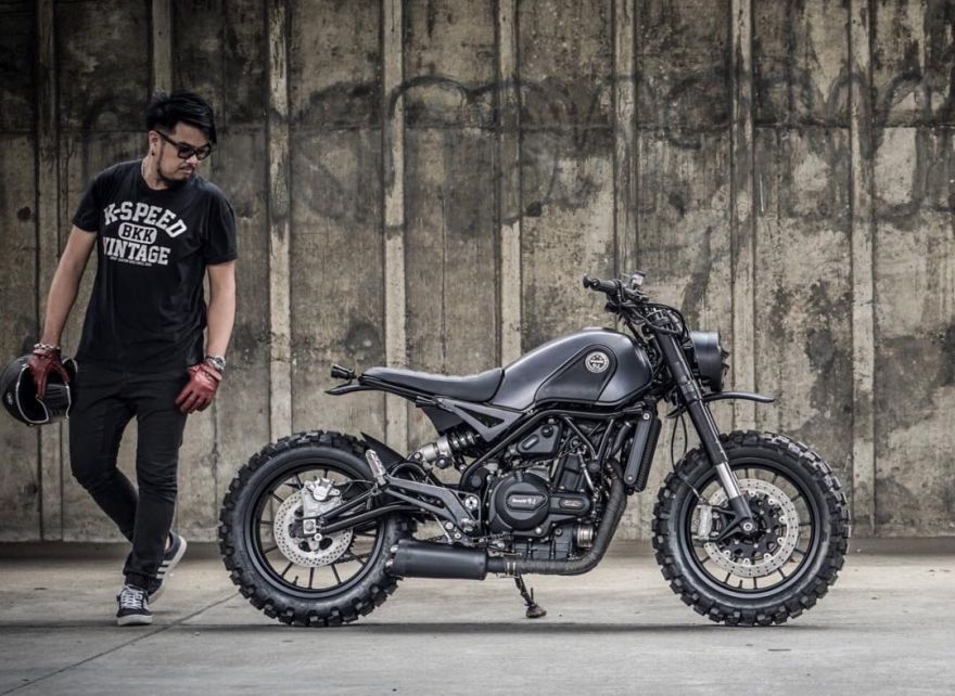 The Benelli Leoncino Dark Simba Scrambler by K-Speed - KickAss Things