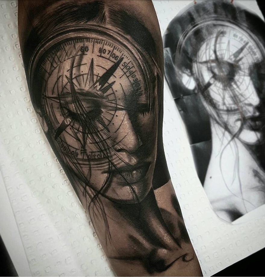 realistic tattoo