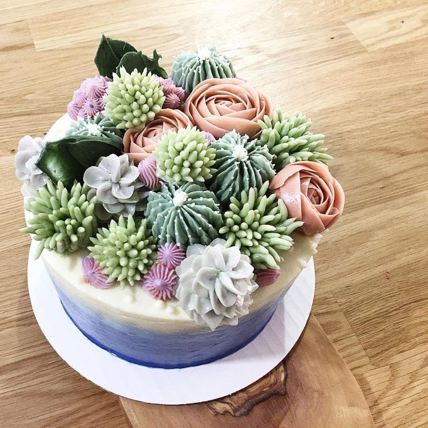 succulent cake