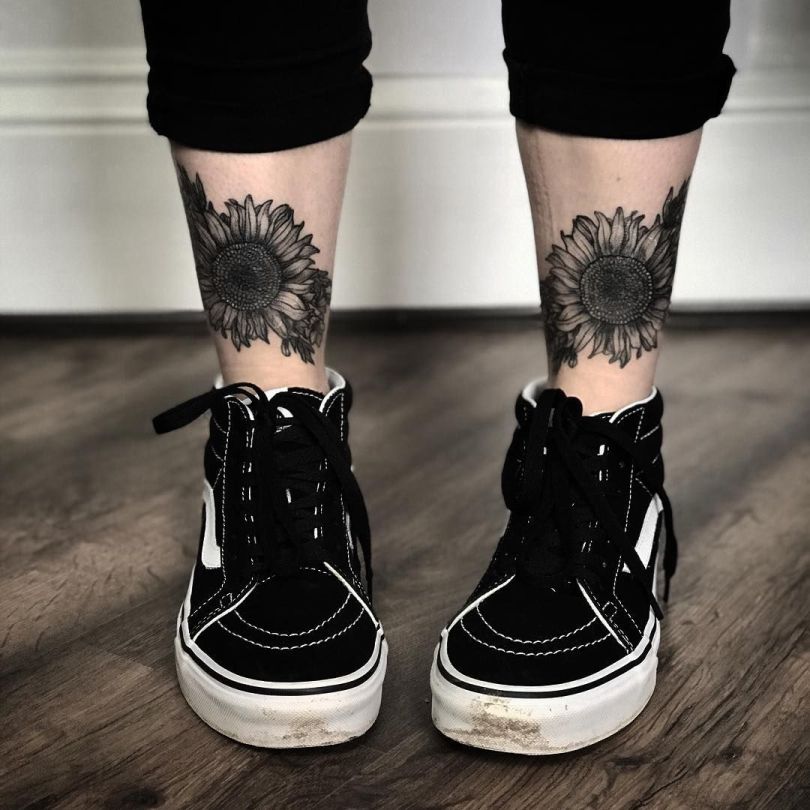 sunflower tattoos