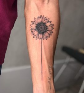 sunflower tattoos for men