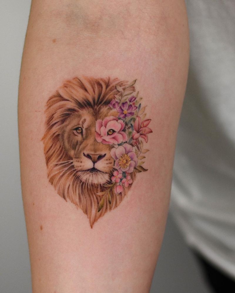 lion tattoo desing