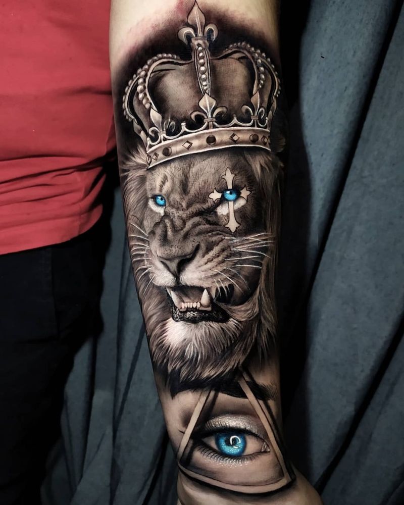 Small Lion Tattoo  Best Tattoo Ideas Gallery