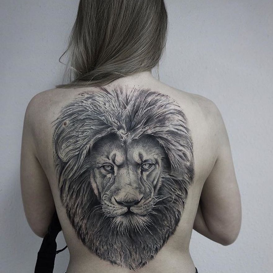 Share 75 lion back tattoo best  thtantai2