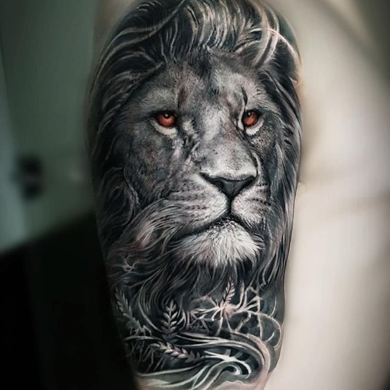 57 Cool Geometric Lion Tattoo Designs for Men [2024 Guide]