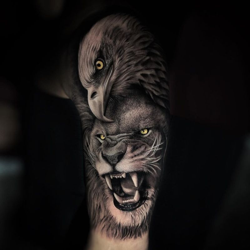 best lion tattoos