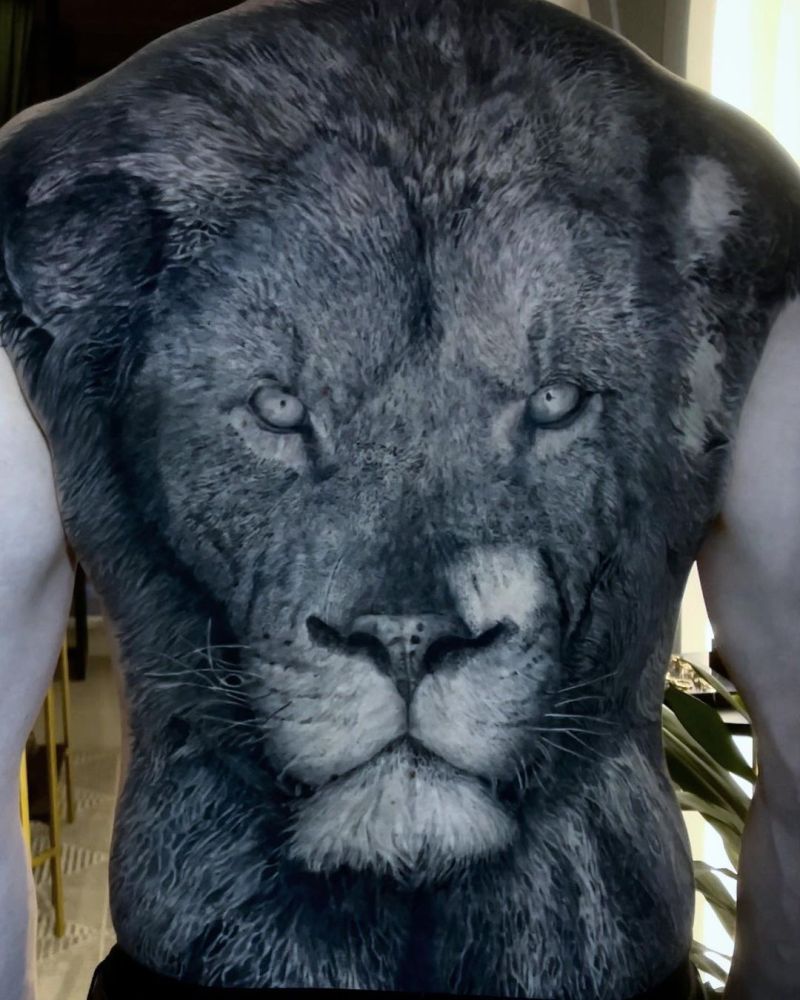 Lion Tattoo - Temu