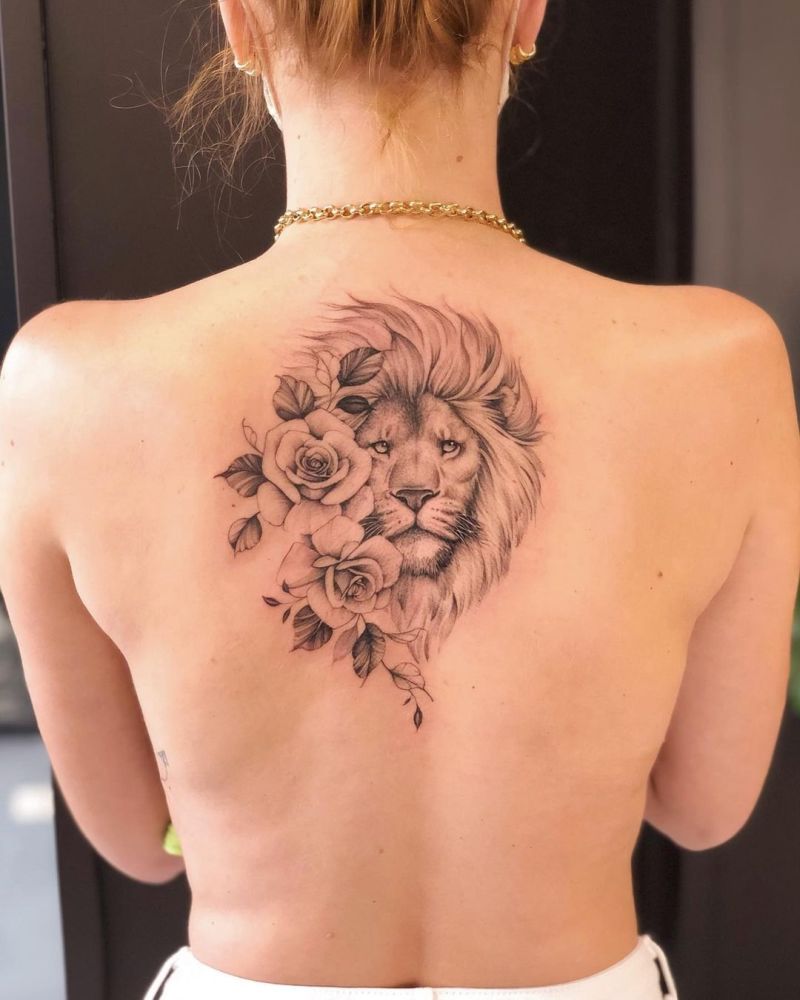 cool lion tattoo idea for girls @miltonreistatuador 3 - KickAss Things