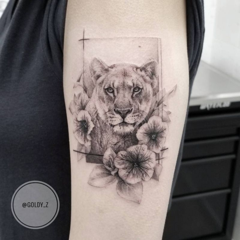 lioness tattoos