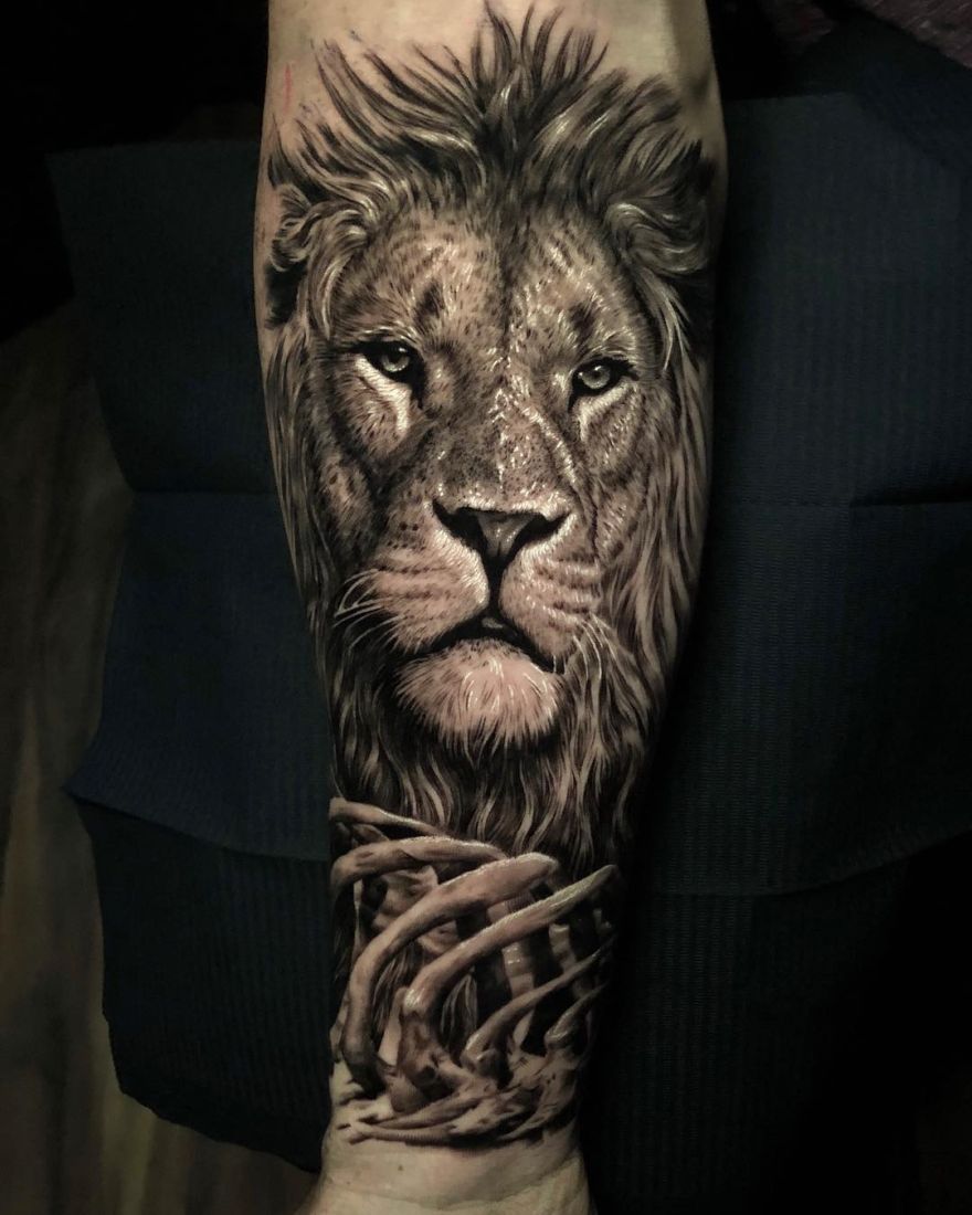 meilleur Tatouage Tete De Lion Aperçu Bande2kings