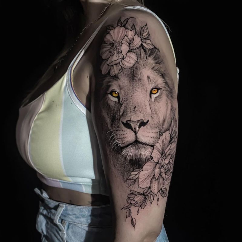 Discover 96+ about female lion tattoo super cool .vn