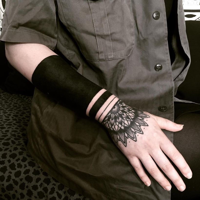 165 Blackout Tattoos To Help You Break The Mold