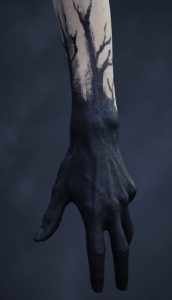 solid black tattoo idea