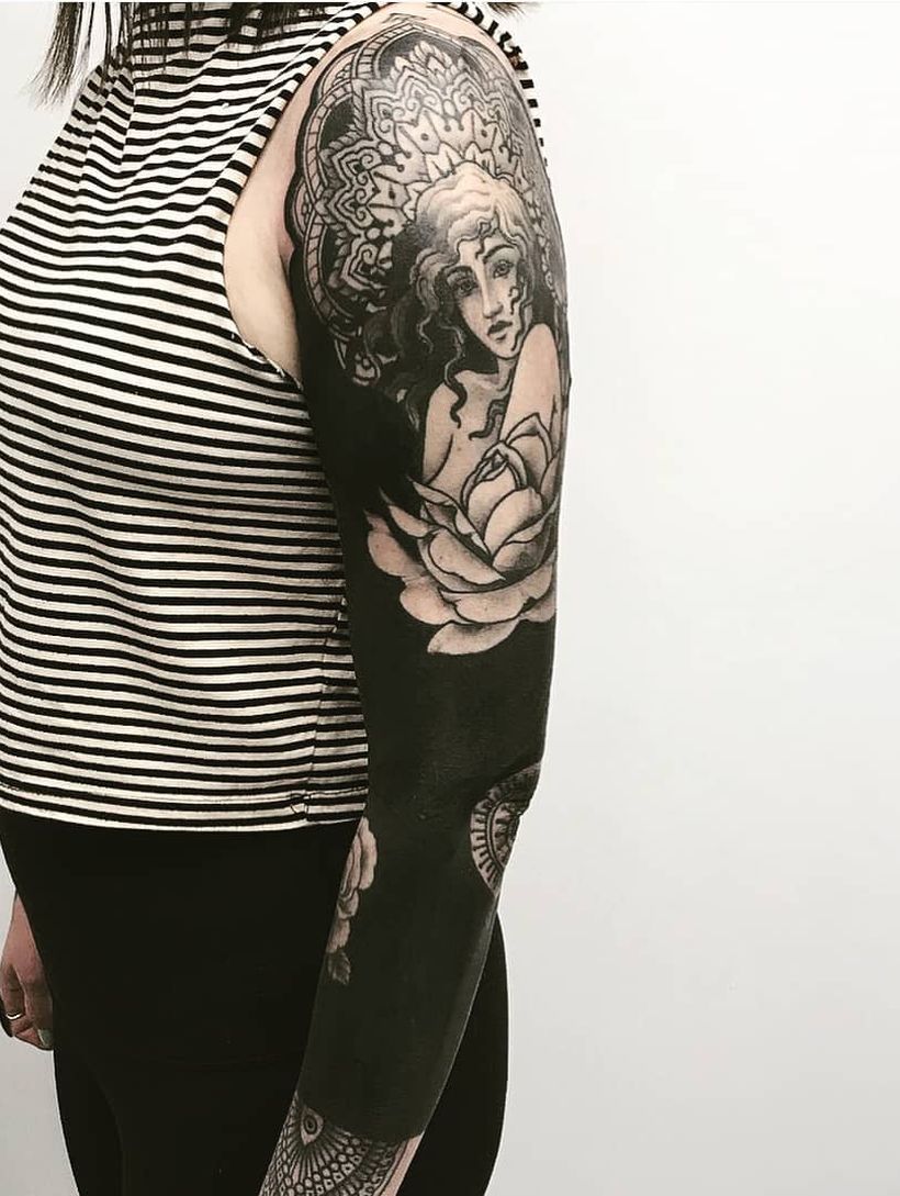 These Striking Solid Black Tattoos Will Make You Want To Go All In   KickAss Things