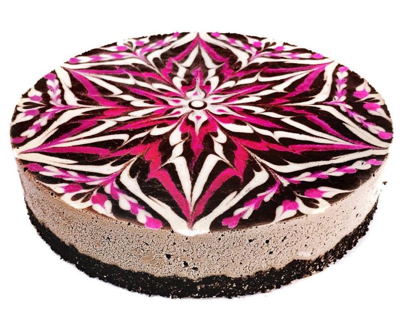 vegan mandala cake