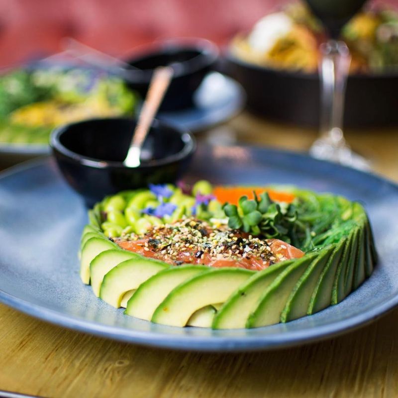 Salmon Avocado Poke Bowl