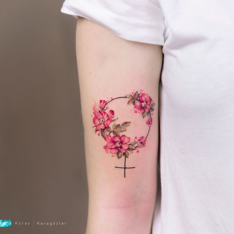 Watercolor Tattoo by Koray Karagözler