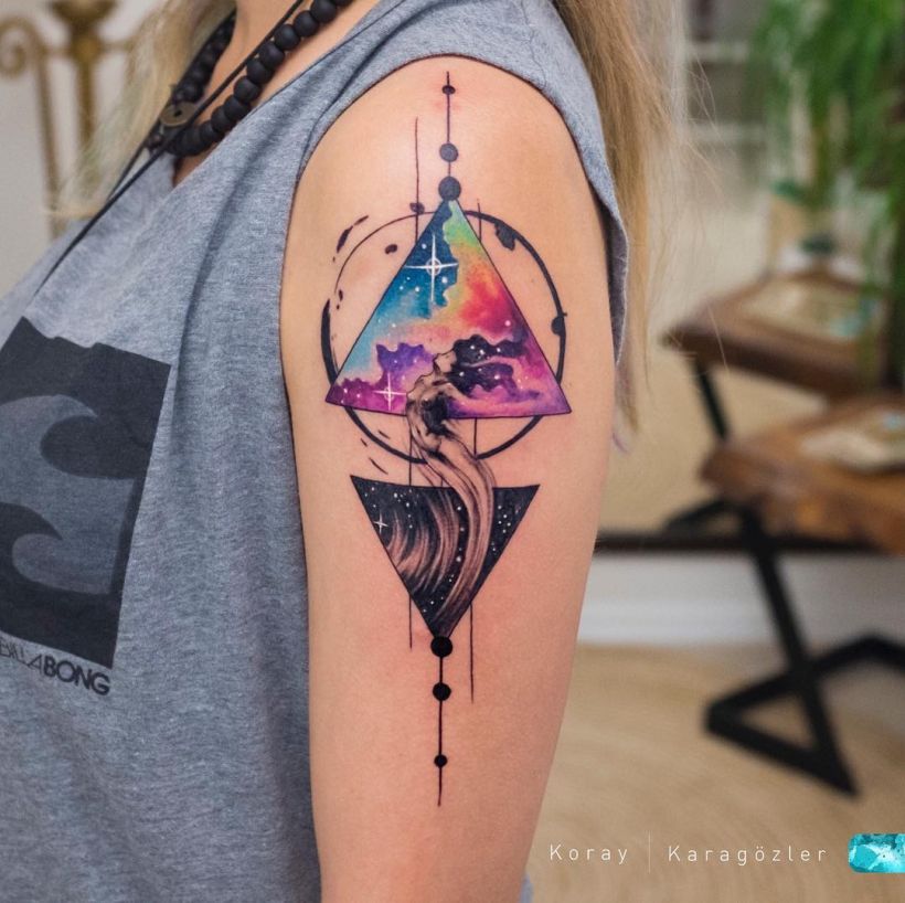 galaxy tattoos Koray Karagözler