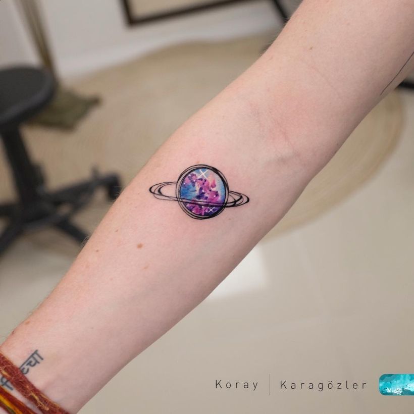 Matching Galaxy tattoos by Haylo by Haylo: TattooNOW