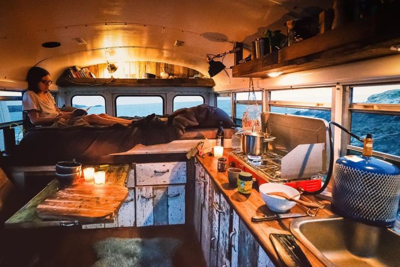 adventure van - converted school bus