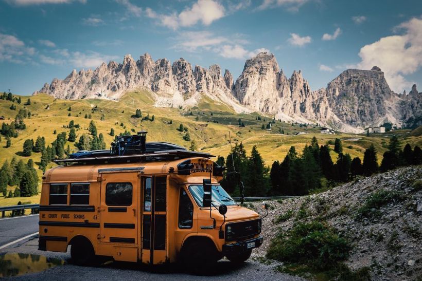 adventure van - converted school bus