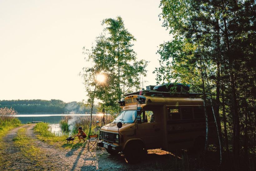 adventure van - converted school bus