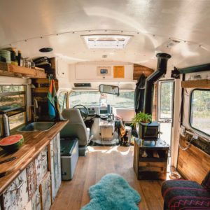 German Couple Converts a GMC Short Bus into an Adventure Van - KickAss ...