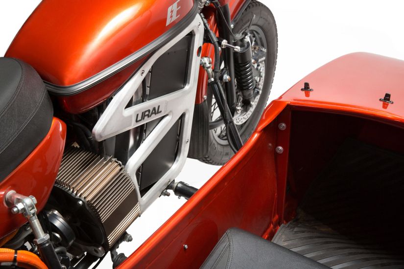 Ural electric sidecar motorcycle 