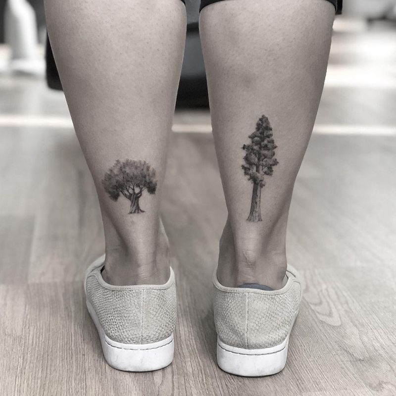 beautiful tree tattoos