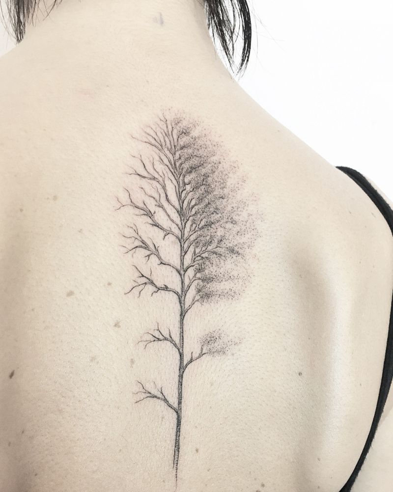 creative tree tattoo