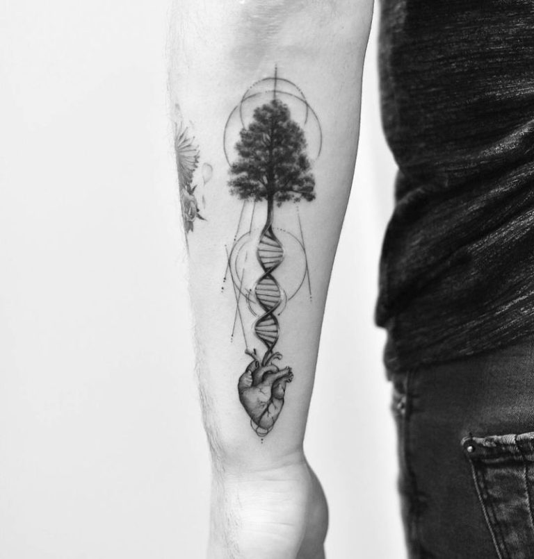 50 Gorgeous and Meaningful Tree Tattoos Inspired by Nature's Path ...