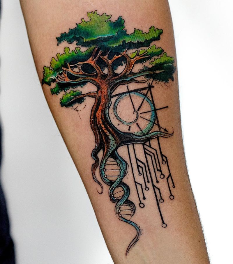 50 Gorgeous and Meaningful Tree Tattoos Inspired by Nature's Path - KickAss  Things