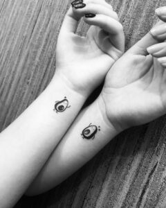 avocado couple tattoo
