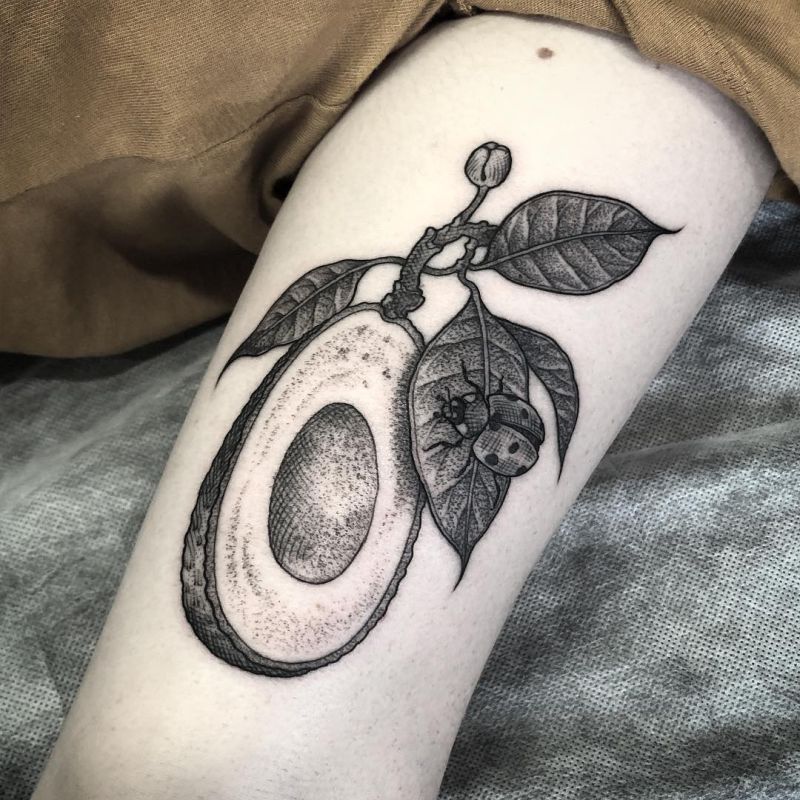 awesome avocado tattoos